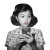 Surprised Vietnamese Lady Vinyl Car Decal Sticker – Waterproof & UV-Resistant 8"