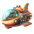 Pixar Time Machine Vinyl Car Decal Sticker – Waterproof & UV-Resistant 8"