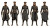 Steampunk Military Police Vinyl Car Decal Sticker – Waterproof & UV-Resistant 8"
