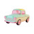 Cute Toy Car Vinyl Car Decal Sticker – Waterproof & UV-Resistant 8"