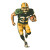 Vintage Football Player V3 Vinyl Car Decal Sticker – Waterproof & UV-Resistant 8"