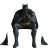Dejected Batman Sitting Vinyl Car Decal Sticker – Waterproof & UV-Resistant 8"