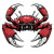 Punk Crab Vinyl Car Decal Sticker – Waterproof & UV-Resistant 8"