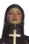 Gothic Nun Portrait V4 Vinyl Car Decal Sticker – Waterproof & UV-Resistant 8"