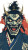 Manga Mask Portrait Vinyl Car Decal Sticker – Waterproof & UV-Resistant 8"