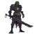 Undead Zombie Knight Vinyl Car Decal Sticker – Waterproof & UV-Resistant 8"