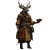 Humblewood Deer Warlock Vinyl Car Decal Sticker – Waterproof & UV-Resistant 8"