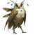 Fantasy Owl Insectoid Vinyl Car Decal Sticker – Waterproof & UV-Resistant 8"