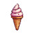 Ice Cream Icon V2 Vinyl Car Decal Sticker – Waterproof & UV-Resistant 8"
