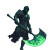 Enchanted Axe Warrior Vinyl Car Decal Sticker – Waterproof & UV-Resistant 8"