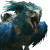 Giant Birdlike Beast Vinyl Car Decal Sticker – Waterproof & UV-Resistant 8"