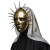Golden Mask Nun Vinyl Car Decal Sticker – Waterproof & UV-Resistant 8"