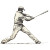 Swinging Baseball Player V2 Vinyl Car Decal Sticker – Waterproof & UV-Resistant 8"