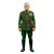 Military General Photo Vinyl Car Decal Sticker – Waterproof & UV-Resistant 8"