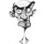 Memish Caricature Face Vinyl Car Decal Sticker – Waterproof & UV-Resistant 8"