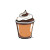 Pudding Cup Vinyl Car Decal Sticker – Waterproof & UV-Resistant 8"