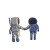 Cute Astronaut Duo Vinyl Car Decal Sticker – Waterproof & UV-Resistant 8"