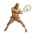 Cardboard Tennis Racket Vinyl Car Decal Sticker – Waterproof & UV-Resistant 8"