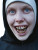Smiling Nun With Flies Vinyl Car Decal Sticker – Waterproof & UV-Resistant 8"
