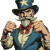 Buff Uncle Sam Vinyl Car Decal Sticker – Waterproof & UV-Resistant 8"