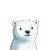 Polar Bear Head Vinyl Car Decal Sticker – Waterproof & UV-Resistant 8"