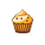 Simple Muffin Logo Vinyl Car Decal Sticker – Waterproof & UV-Resistant 8"