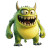 Magic Monster Game Vinyl Car Decal Sticker – Waterproof & UV-Resistant 8"