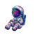 Cute Astronaut Vinyl Car Decal Sticker – Waterproof & UV-Resistant 8"