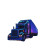 Retro-Futuristic Cargo Truck Vinyl Car Decal Sticker – Waterproof & UV-Resistant 8"
