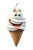 Ice Cream Character V4 Vinyl Car Decal Sticker – Waterproof & UV-Resistant 8"