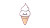 Cute Ice Cream Logo V2 Vinyl Car Decal Sticker – Waterproof & UV-Resistant 8"