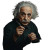 Einstein Tattoo Artist Vinyl Car Decal Sticker – Waterproof & UV-Resistant 8"