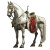 Sweet Knight Horse Vinyl Car Decal Sticker – Waterproof & UV-Resistant 8"