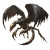 Grimdark Scorpion Hybrid Vinyl Car Decal Sticker – Waterproof & UV-Resistant 8"