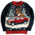 Rudolph Jumper Crash Vinyl Car Decal Sticker – Waterproof & UV-Resistant 8"