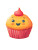 Happy Cartoon Muffin Vinyl Car Decal Sticker – Waterproof & UV-Resistant 8"