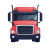 Truck Front Vector Vinyl Car Decal Sticker – Waterproof & UV-Resistant 8"