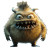 Lovable Furry Monster Vinyl Car Decal Sticker – Waterproof & UV-Resistant 8"