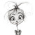 Cindy Lou Who Vinyl Car Decal Sticker – Waterproof & UV-Resistant 8"
