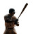 Determined Baseball Player V2 Vinyl Car Decal Sticker – Waterproof & UV-Resistant 8"