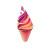 Ice Cream Logo V8 Vinyl Car Decal Sticker – Waterproof & UV-Resistant 8"