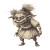 Lady Troll Vinyl Car Decal Sticker – Waterproof & UV-Resistant 8"