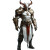 Armored Demon Concept Vinyl Car Decal Sticker – Waterproof & UV-Resistant 8"