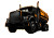 Black Diesel Truck Vinyl Car Decal Sticker – Waterproof & UV-Resistant 8"