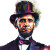 Obama As Lincoln Vinyl Car Decal Sticker – Waterproof & UV-Resistant 8"