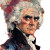 Thomas Jefferson Illustration Vinyl Car Decal Sticker – Waterproof & UV-Resistant 8"