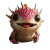 Dragon-Fruit Baby Monster Vinyl Car Decal Sticker – Waterproof & UV-Resistant 8"