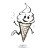 Funny Ice Cream Vinyl Car Decal Sticker – Waterproof & UV-Resistant 8"
