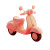 Cute Clay Scooter Vinyl Car Decal Sticker – Waterproof & UV-Resistant 8"