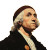 Young George Washington Vinyl Car Decal Sticker – Waterproof & UV-Resistant 8"